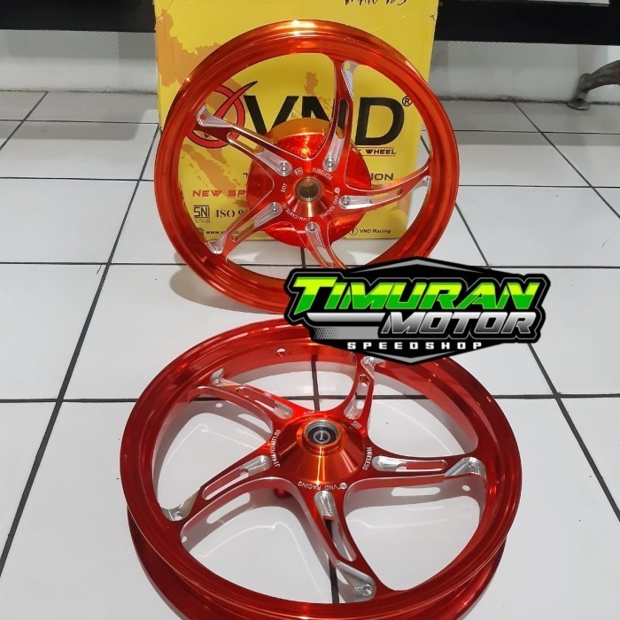 READY VELG VND NEW SPEED VARIO 125  VARIO 150 185 215 R14 ORANGE ORIGINAL