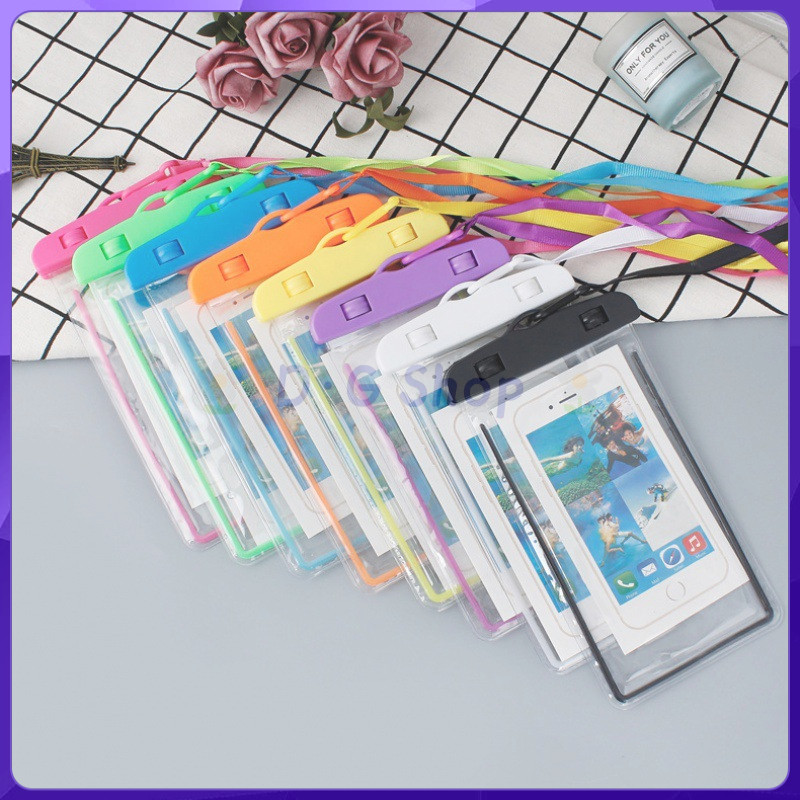 D·GShop ⭐ Sling Hp Phone Bag Tempat Hp Anti Air Wadah Hp Anti Air Case Waterproof Hp Waterproof Hp W