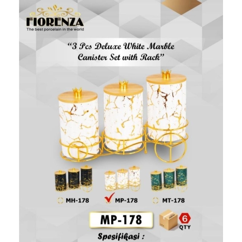 Toples Marmer 3 Susun Tutup Kayu + Rack Fiorenza// PRODUK MURAH PROMO SALE
