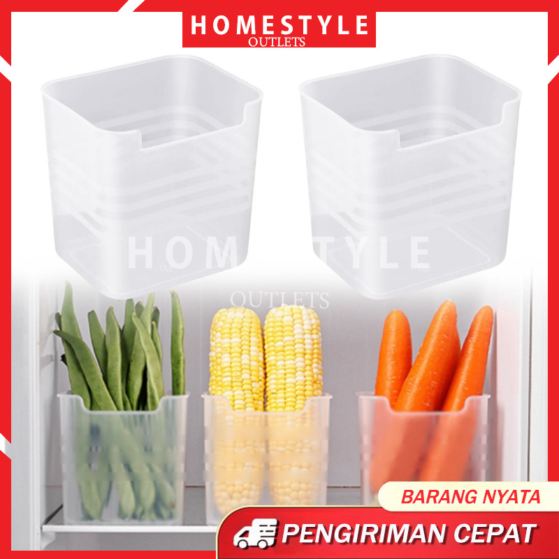 Penyimpanan Pintu Samping Kulkas / Kotak Penyimpanan Sayur Buah / Kotak Penyimpanan / Kotak Penyimpa