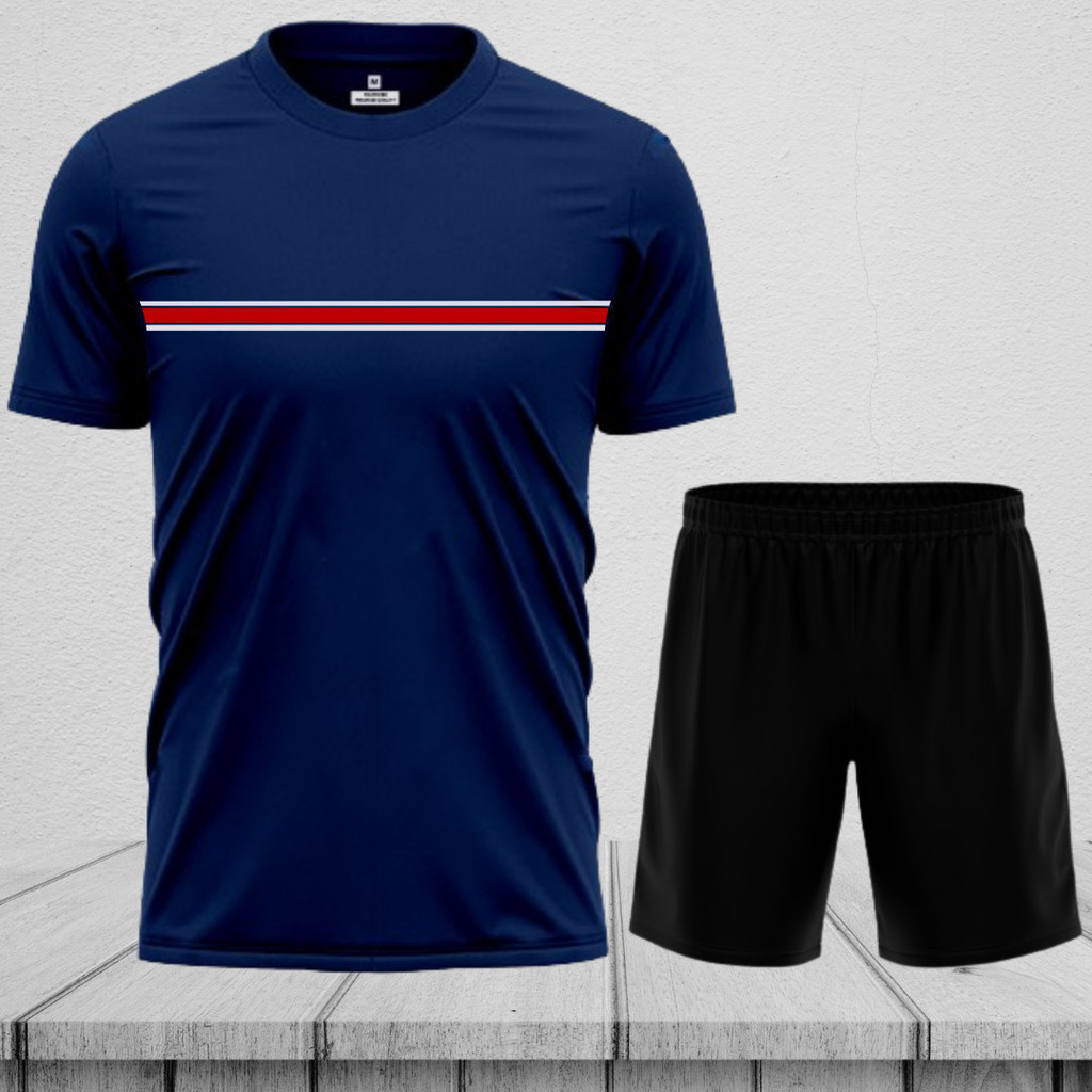 ENX SPORT Set Pakaian Olahraga Bola Futsal Sablon Dada DTF SETOBL-PL003