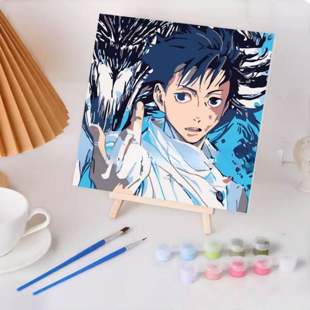 

JB - Paket Melukis Paint By Numbers Kit Anak Kanvas Gambar Colouring Belajar Mewarnai STY7053