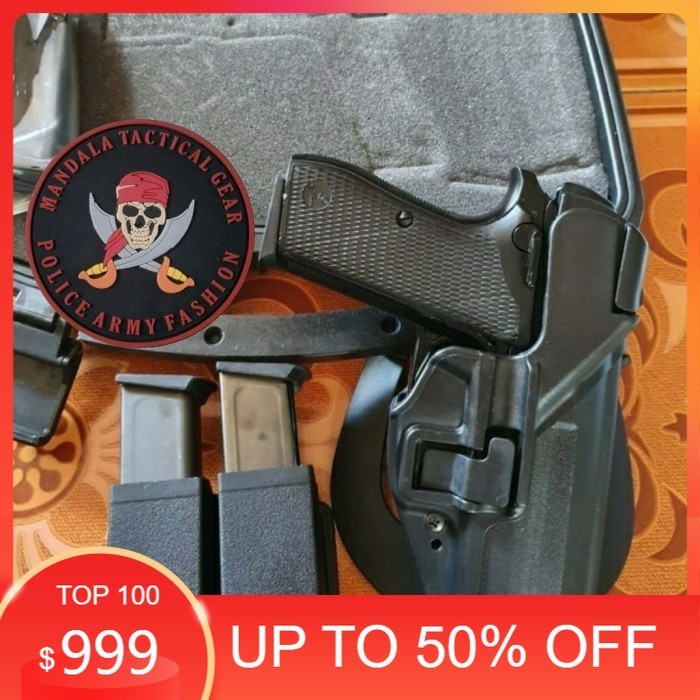 [ZONA MILITERY] Holster Mag4 / Holster pindad magnum 4 satu set magazine Holster mag 4