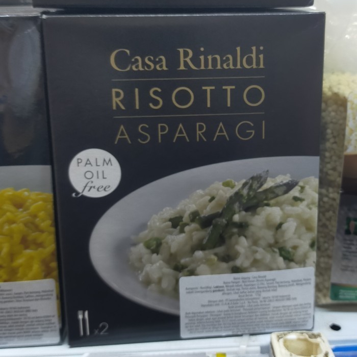 

Casa Rinaldi Risotto rice asparagus 175gr beras