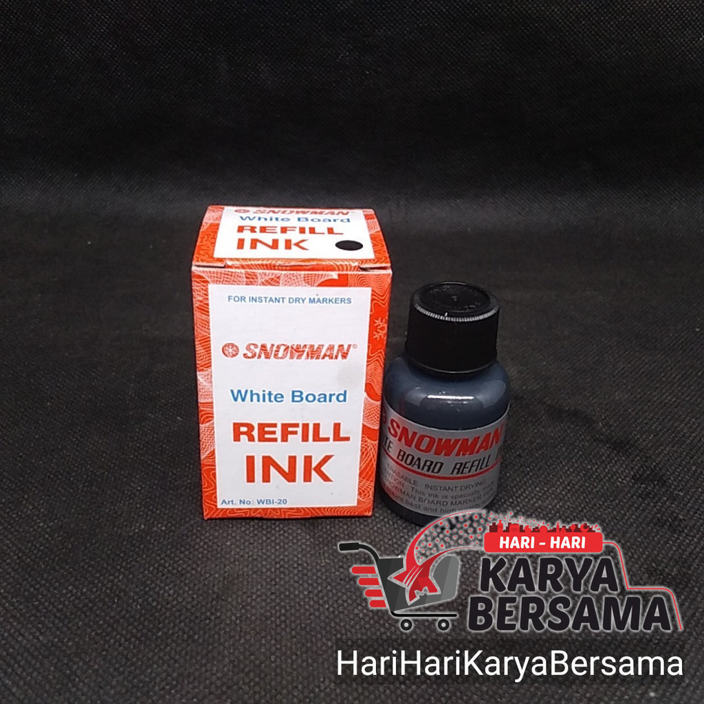 

SNOWMAN WHITE BOARD REFILL INK BLACK