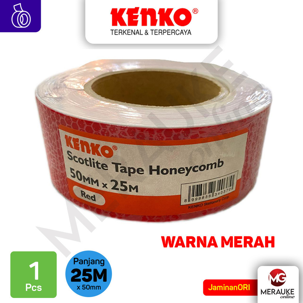 

KENKO Scotlite Tape / Selotip Honeycomb 50x25 Red