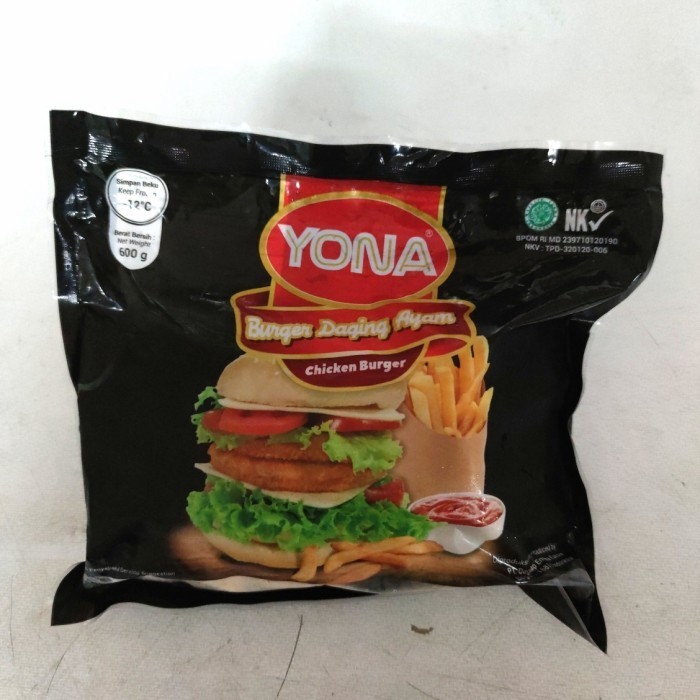 

Yona chicken burger 600g