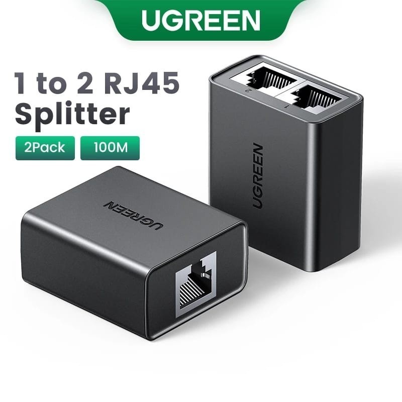 ADAPTER RJ45 SPLITTER UGREEN RJ45 Lan 1 to 2 Network Splitter 50923