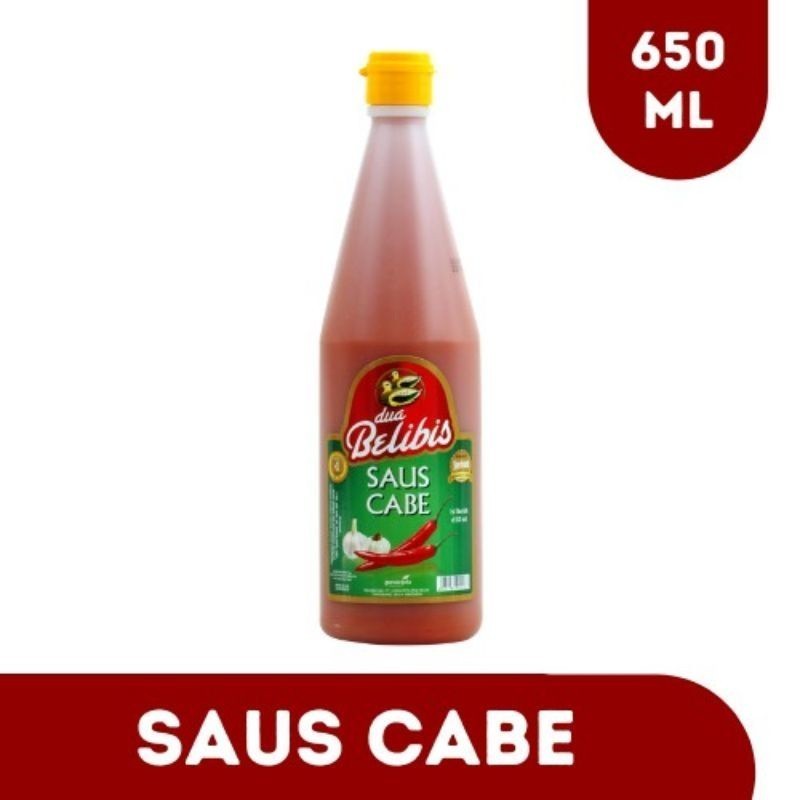 

DUA BELIBIS Saus Cabe 650ML I BELIBIS 650GRAM