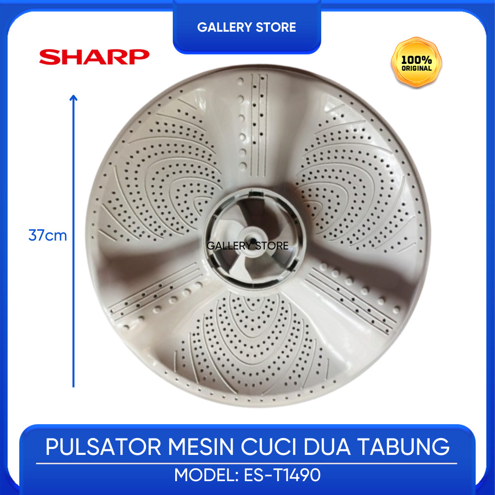 ORIGINAL SHARP PULSATOR MESIN CUCI 2 TABUNG ES T1490