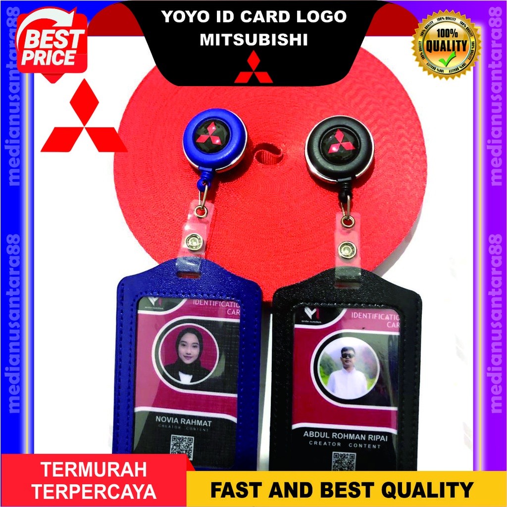 

Mitsubishi Yoyo Id Card Holder Name Tag Paket Lengkap