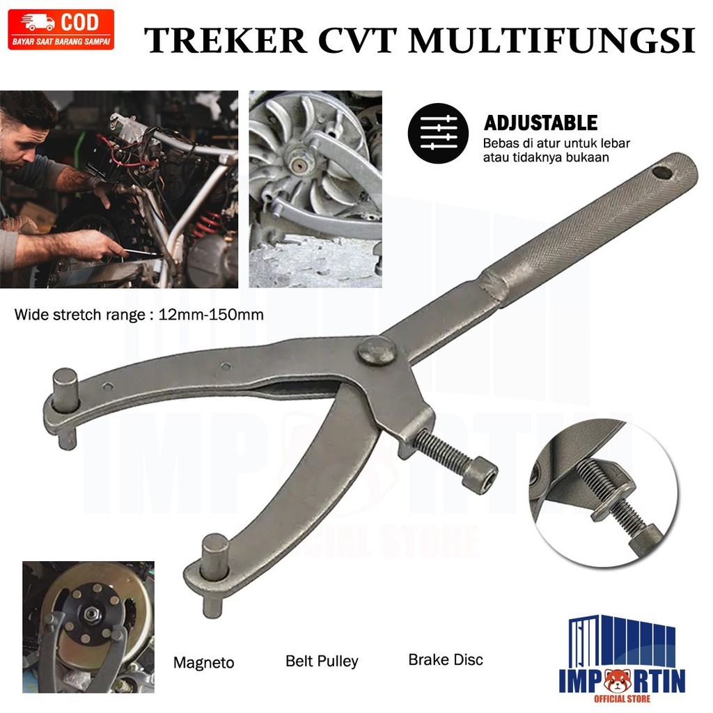Treker CVT & Kunci Tahanan Kopling Motor Matic Flywheel Pliers Couplin - Treker CVT Y