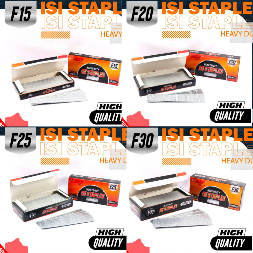 

Isi Staples AST Semua Ukuran Berkualitas/Isi Staples tembak/Isi Paku tembak AST