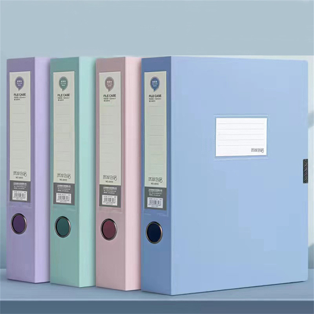 

Thickened File Box A4 File Folder Test Paper Bag Data Storage Bag Office Supplies Stationery Document File Box Desk Organizer