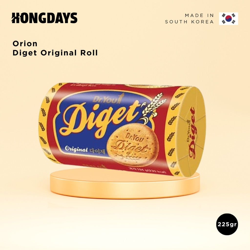 

Orion Diget Original Roll - Biskuit Gandum Made In Korea - HONGDAYS