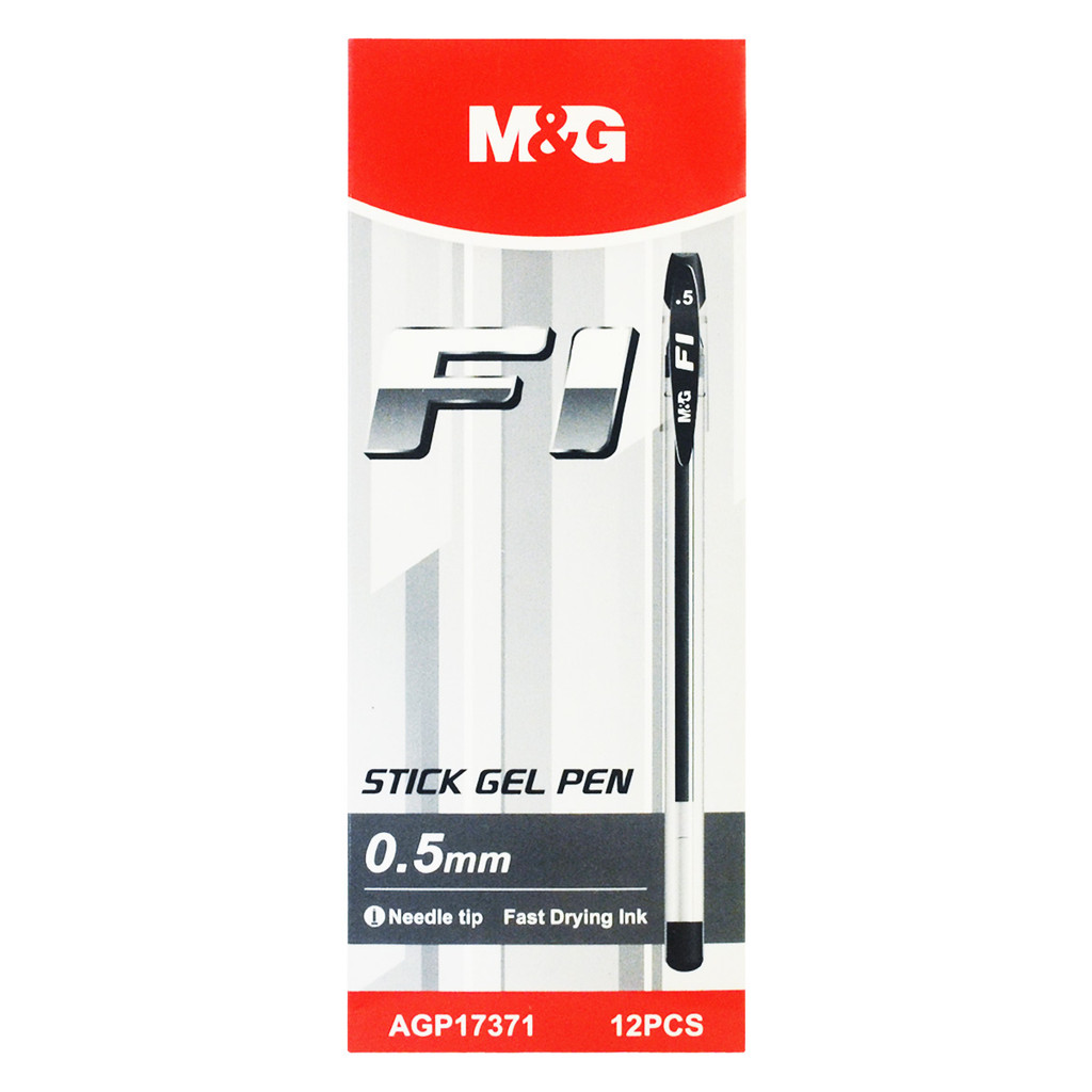 

Ballpoint Stick Gel Pen F1 0.5mm M&G AGP17371 Pena Gel 0.5mm