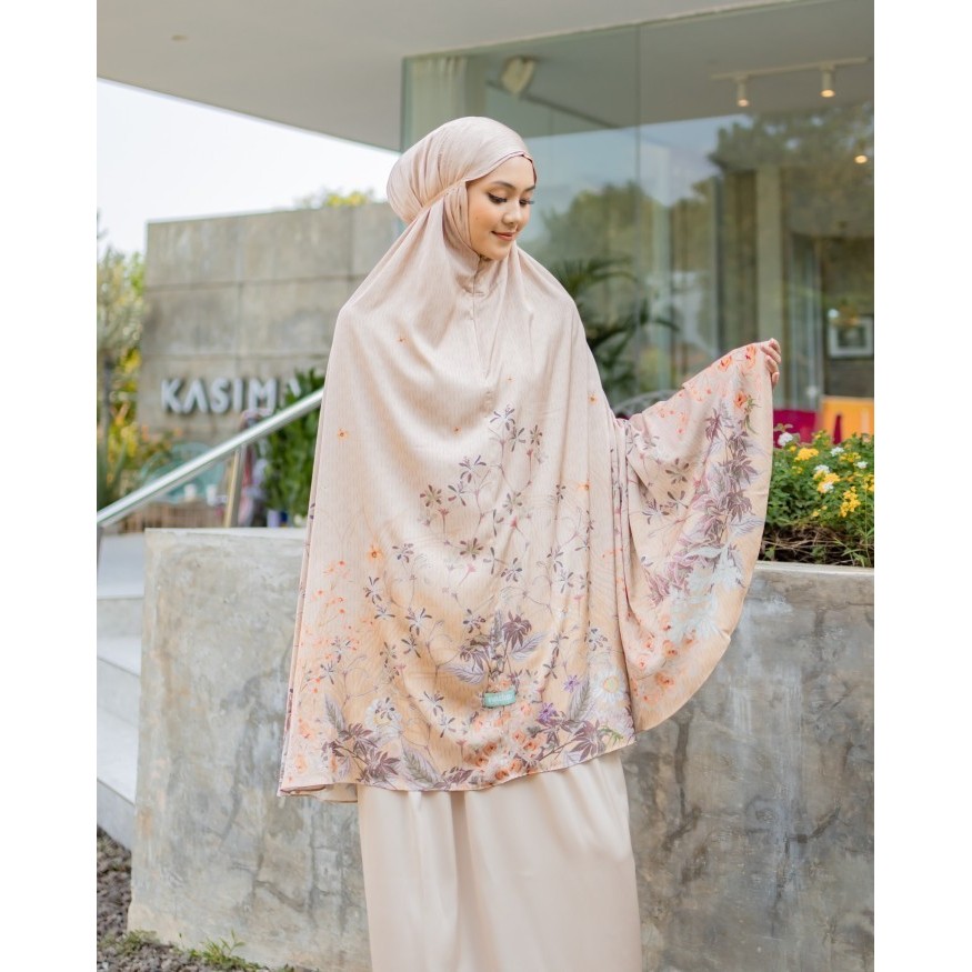 Naeka Mukena Sophia Silk  2in1 Free Box - Baby k