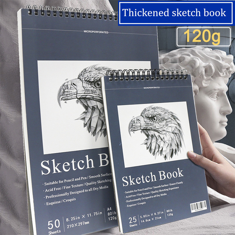 

A4/A5 Sketchbook Thick Paper Professional Drawing Notebook Painting Art Supplies For Artist Letter Paper School Supplies Gifts