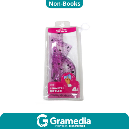 

[Gramedia Cijantung] ESTUDEE GEOMETRIC SET FLEXI PINK ES-GR18510