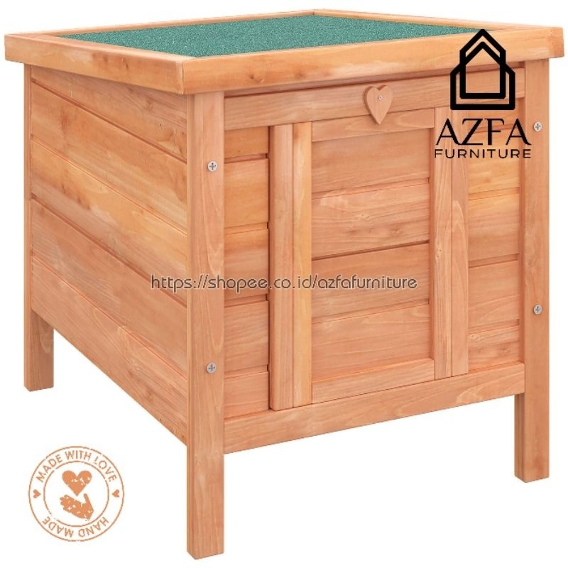 Kandang Kelinci Kayu Mini | Rumah Kelinci Minimalis Indoor Outdoor