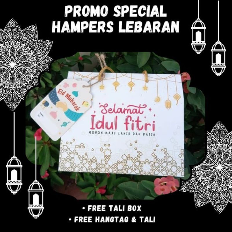 

(ISI 10,20,30,40,50) Box Hampers Lebaran 2025 / Gable Box Lebaran / Box Souvenir Lebaran 2025 / Box Hampers Idul Fitri / Box Hampers Lebaran Idul Fitri/ langsung proses