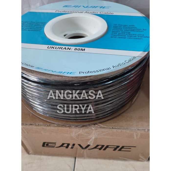 Kabel Mic Stereo Canare L2T2S 80 Meter / Kabel Microphone Canare 80m - Hitam