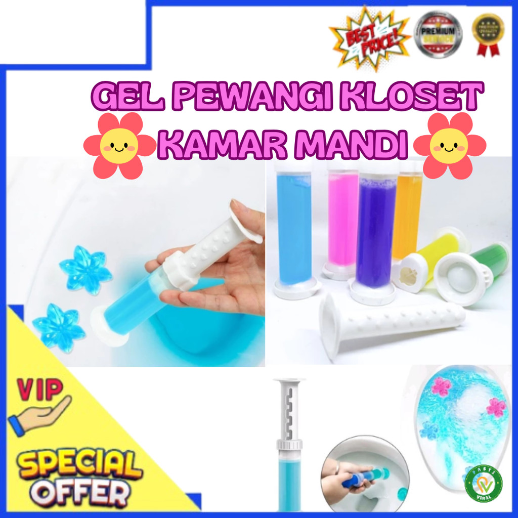 Gel Pewangi Closet Kloset Toilet Wc Kamar Mandi Pewangi Toilet Tahan Lama Pewangi Wc Tempel