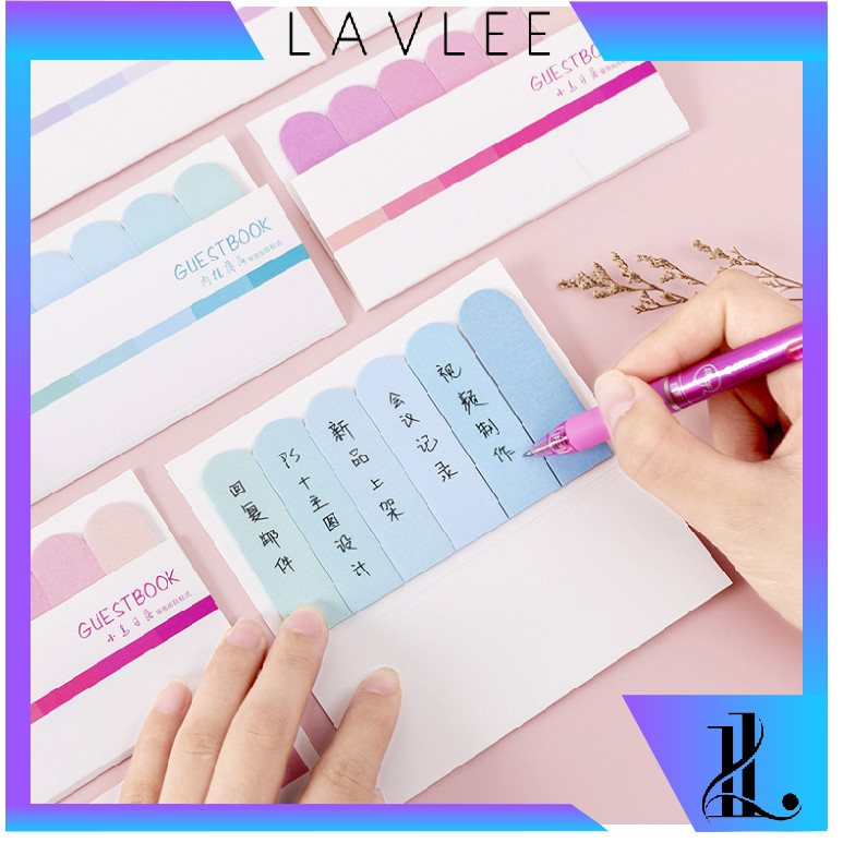 

Lavlee - S5690 Penanda Halaman Buku / Memo Mini Stick Polos / Pembatas Kertas Aesthetic / Mini Sticky Notes / Label Sticky Notes