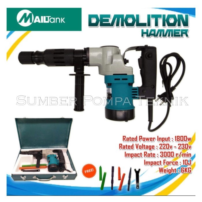 Demolition Hammer Mesin Bobok Tembok JACK HAMMER Mailtank Mesin Bobok