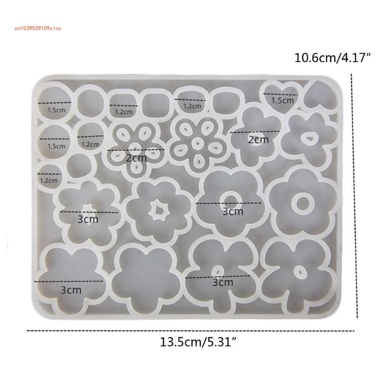 

Unique Flower Pendant Silicone Mold for Necklaces Bracelets and Earrings Jewelry
