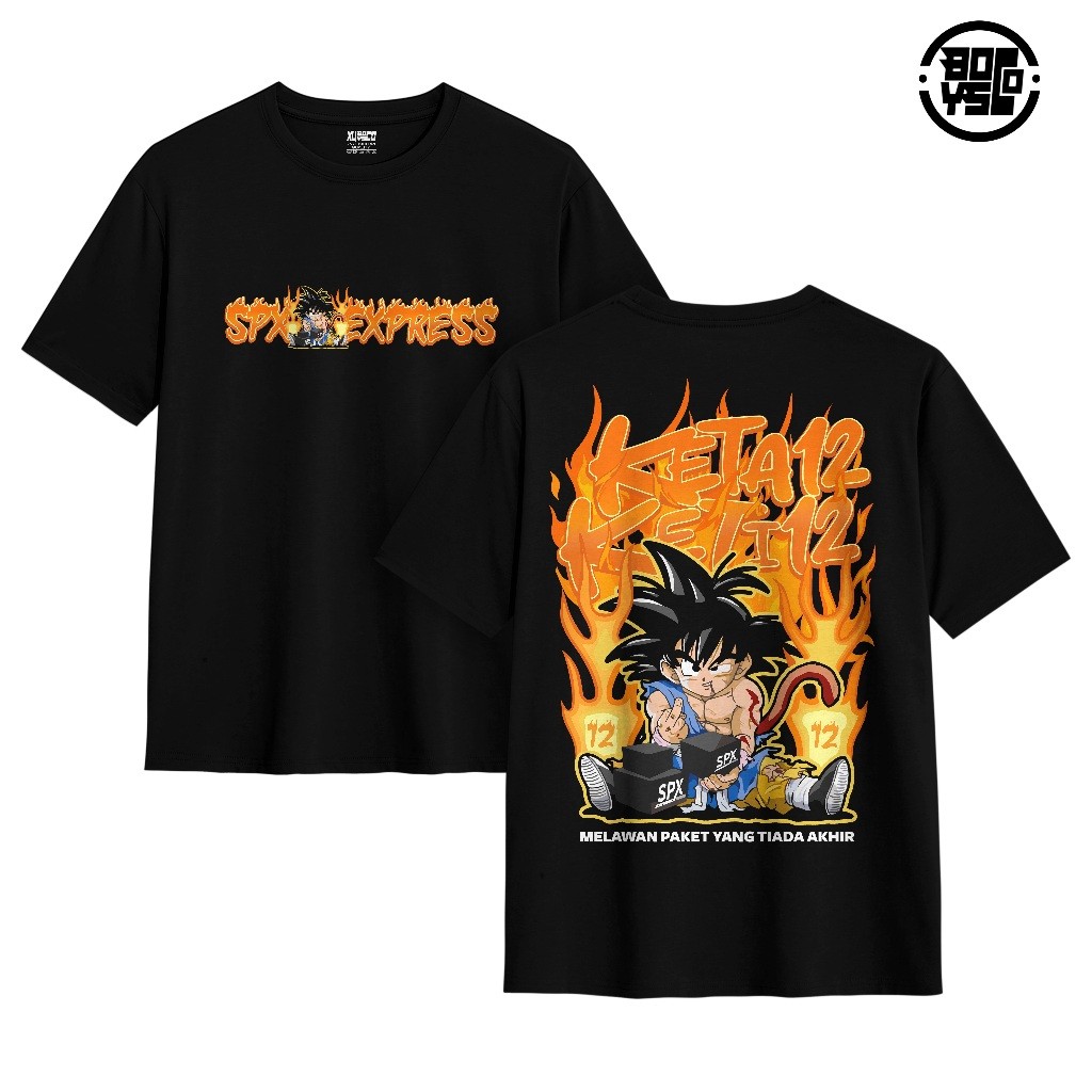 Kaos Kurir SPX Express 1212 Event Shopee Kaos Distro Katun Combed 24s T-shirt Pria