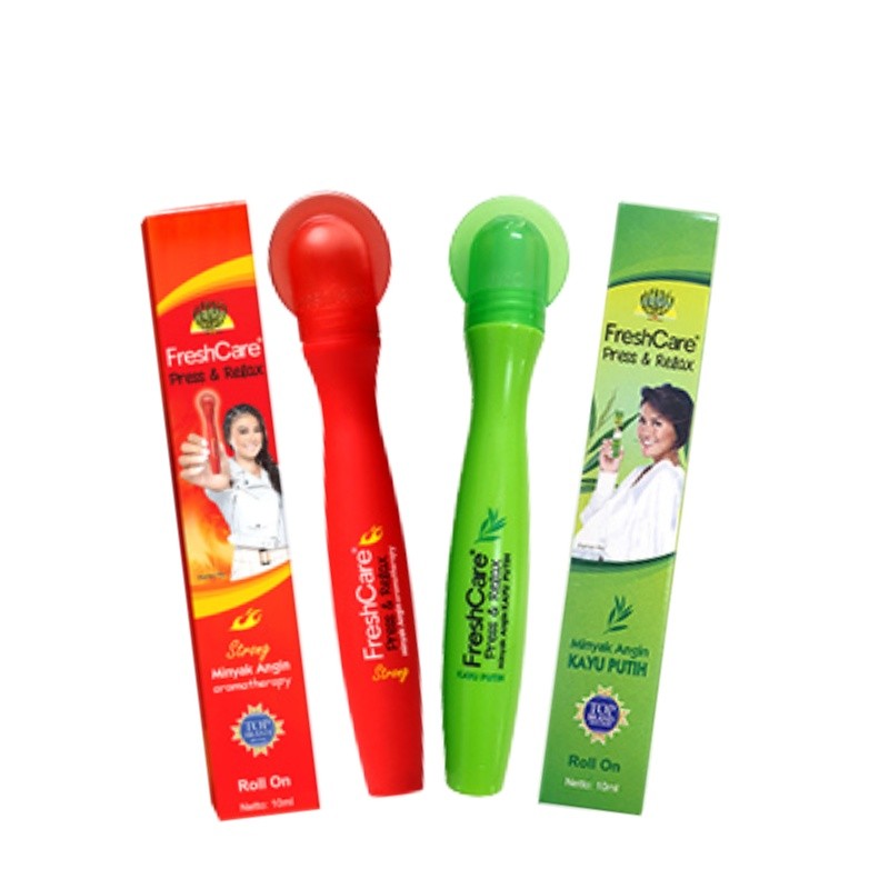 Freshcare Press & Relax Strong Fresh Care Minyak Kayu Putih MKP Bisa Kerok dan Roll on