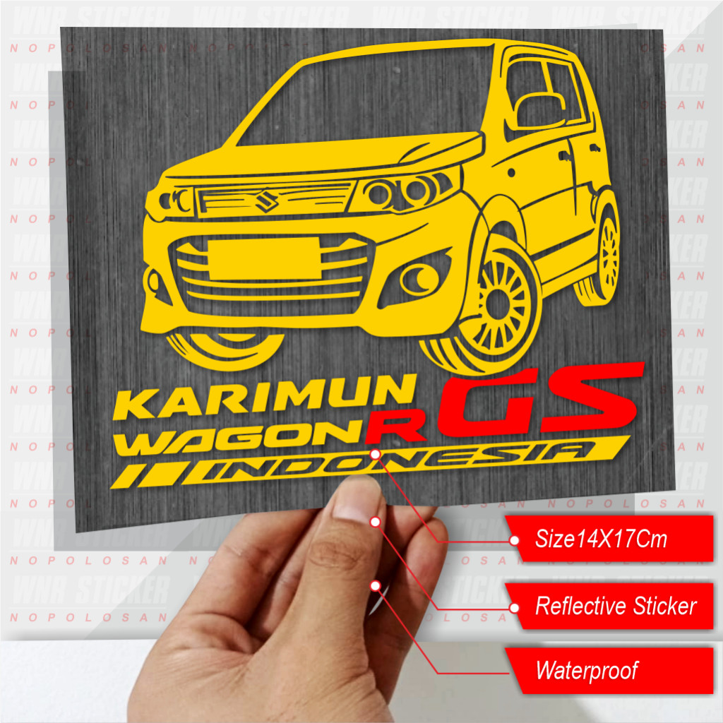 Stiker Variasi Kaca Mobil Suzuki Karimun Wagon RGS