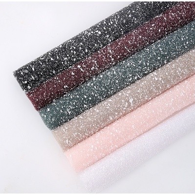 

(1 LEMBAR) Mesh/Jaring Salju kertas pembungkus buket Flower Wrapping Snowflakes Flower Wrapping