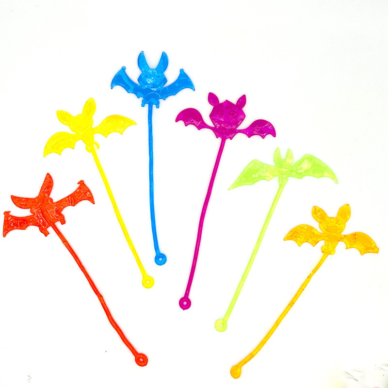 

15Pcs Funny Elastic Bat Sticky Toy Wall Climber For Kids Birthday Party Favors Goodie Bag Halloween Party Gifts Pinata Fillers