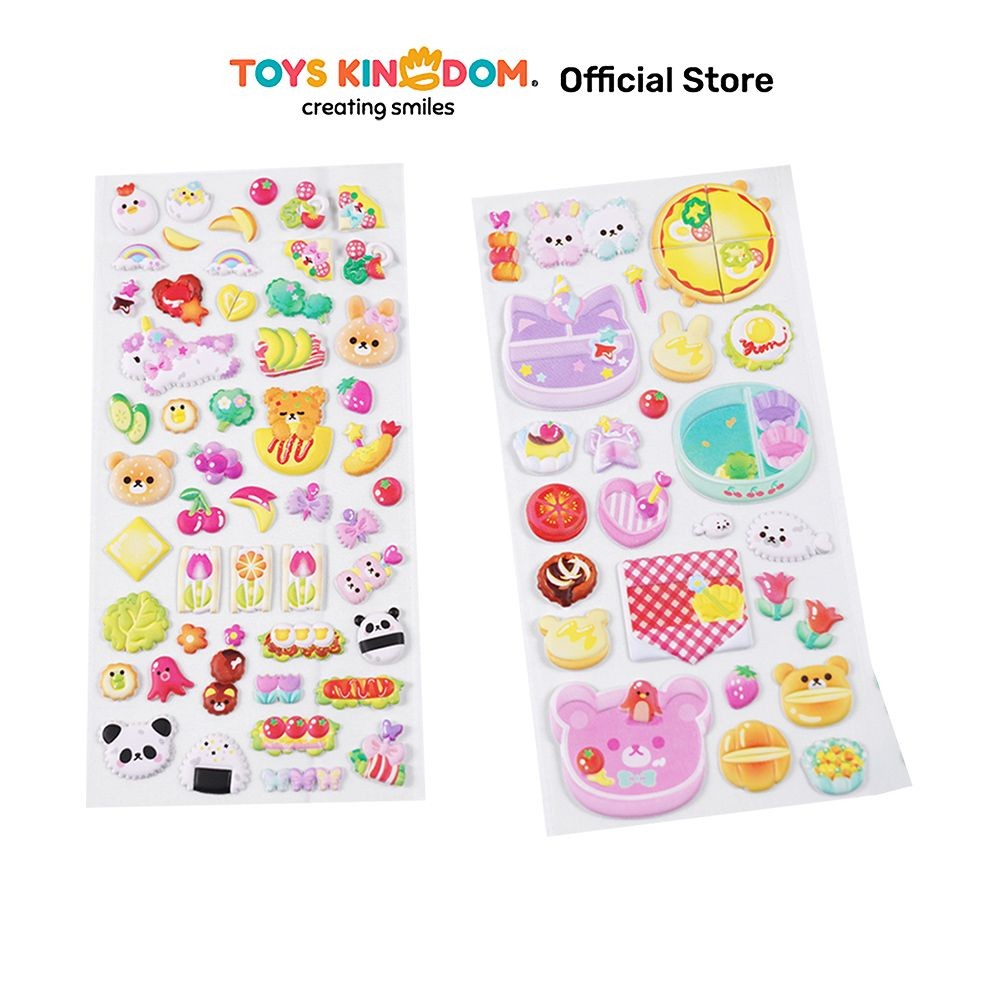 

Toys Kingdom Kiddy Fun Diy Stiker Series - Mix Stiker Dekoratif Lucu Cute Stickers Deco Sticker Pack Journal Book