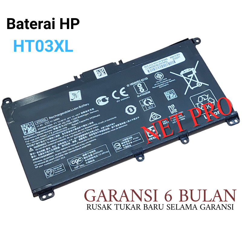 Baterai Laptop Hp 14-cm0094AU 14-cm0078AU 14-cm0077AU NEW HT03XL -NP