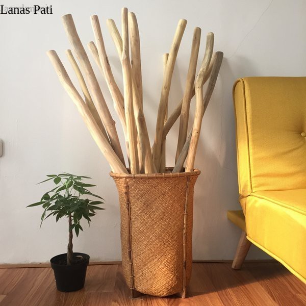 

kayu ranting macrame teakwood dahan kayu jati asli halus murah Murah XD8