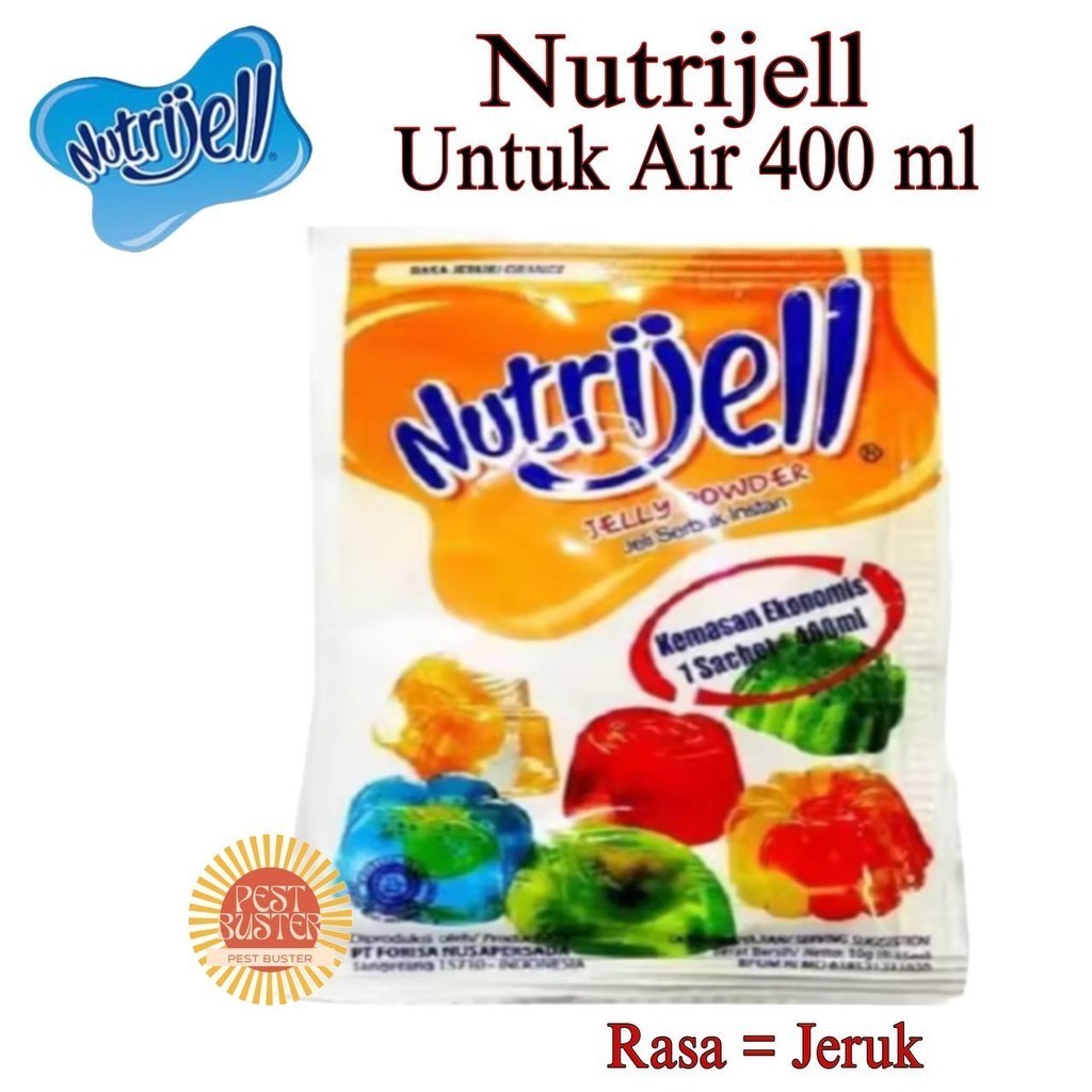 

Nutrijell jeruk 10gr BPOM Halal Original