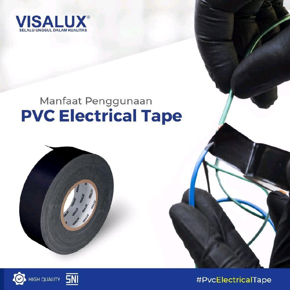 

Isolasi Kabel Visalux isolasi Hitam pvc electrical Tape