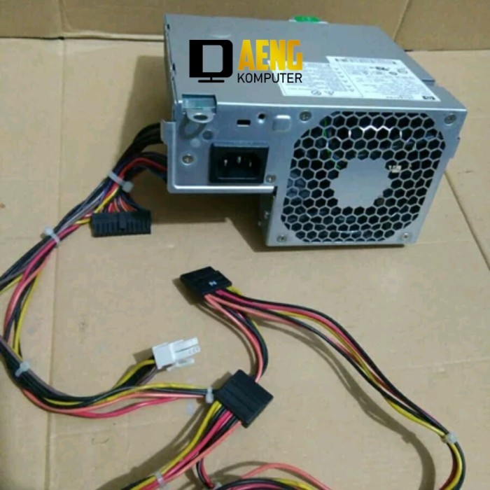 PSU Power Suplay PC PC Built up Hp Compaq dc7800p SFF pin Hitam kecil