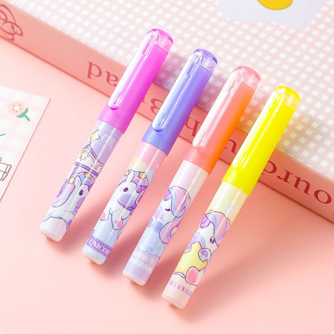 

[ GROSIR ATK ] 4 PIECE PASTEL HIGHLIGHTER SET IN PASTEL COLORS / 1 SET ISI 4 HIGHLIGHTER PEN WARNA PASTEL / HIGHLIGHTER WARNA LEMBUT UNTUK KOLEKSI JURNAL