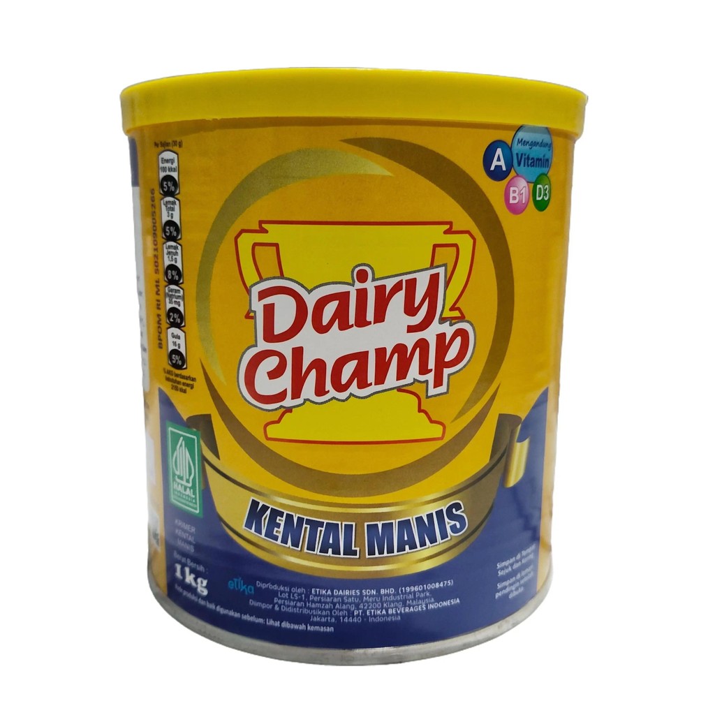 

Dairy Champ Krimer Kental Manis 1kg Harga Ekonomis Enak dan Hemat