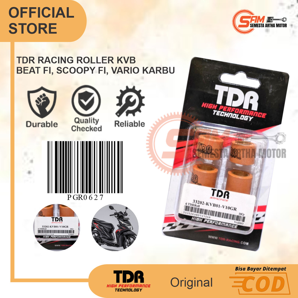 Roller TDR Racing Beat Street Pop Scoopy Vario 110 FI Techno Karbu Roler Bisa Eceran