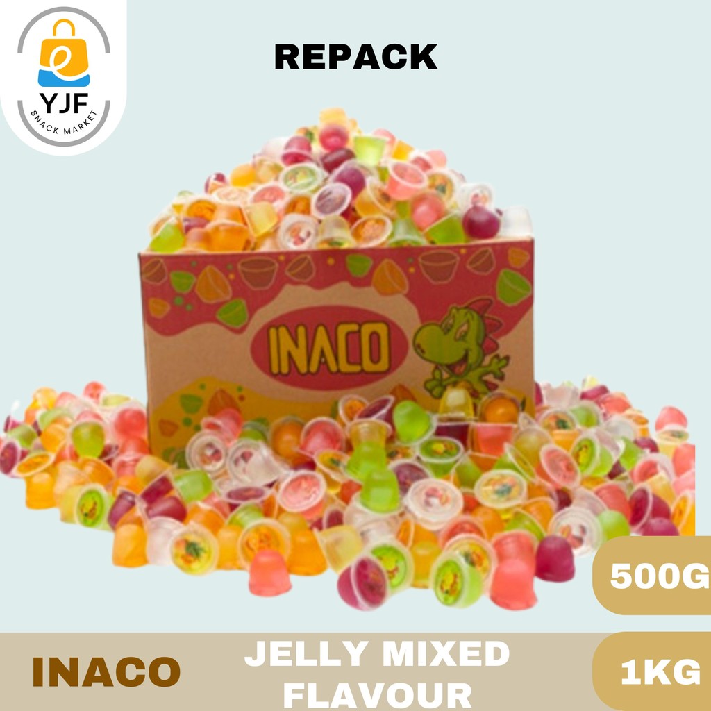

Inaco Jelly/Jeli Mixed Flavour 500g/ 1Kg [Re-pack]