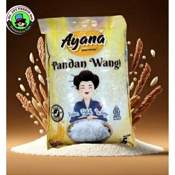 

AYANA Beras Pandan Wangi Super Premium White Rice 5kg Beras Pulen Asli Putih Alami 5 Kg