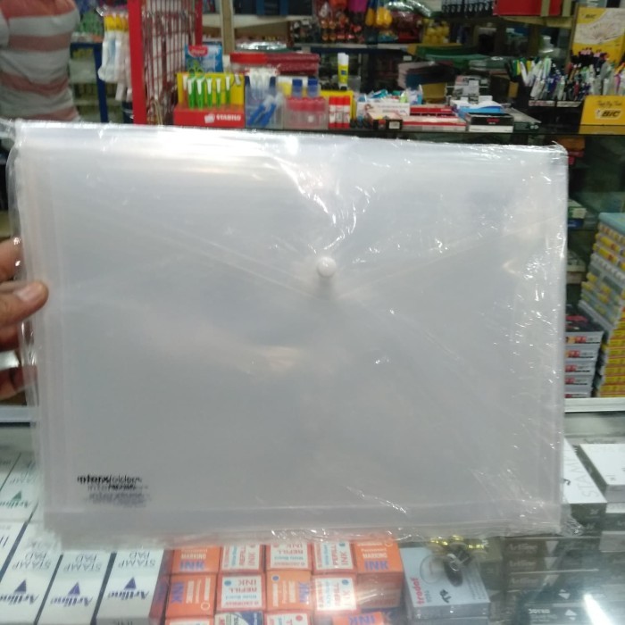 

ANDMA Map kancing inter X folder tebal isi 12