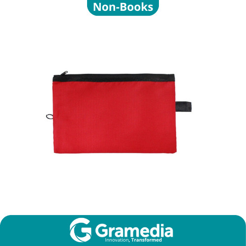 

[Gramedia Cijantung] Estudee Rubber Mesh Case A4 Red