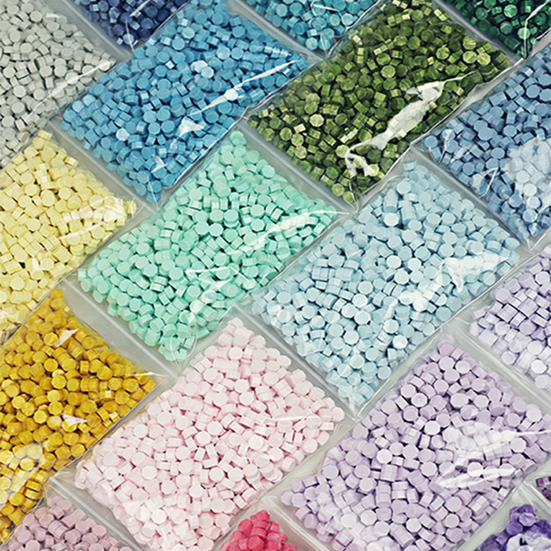 

200 Pcs Wax Beads Wax Seal Beads Wax Lacquer for Seals Retro Waxs Seal Stamp Sealing Seal Waxs for Seals Wedding Birthday Stamp
