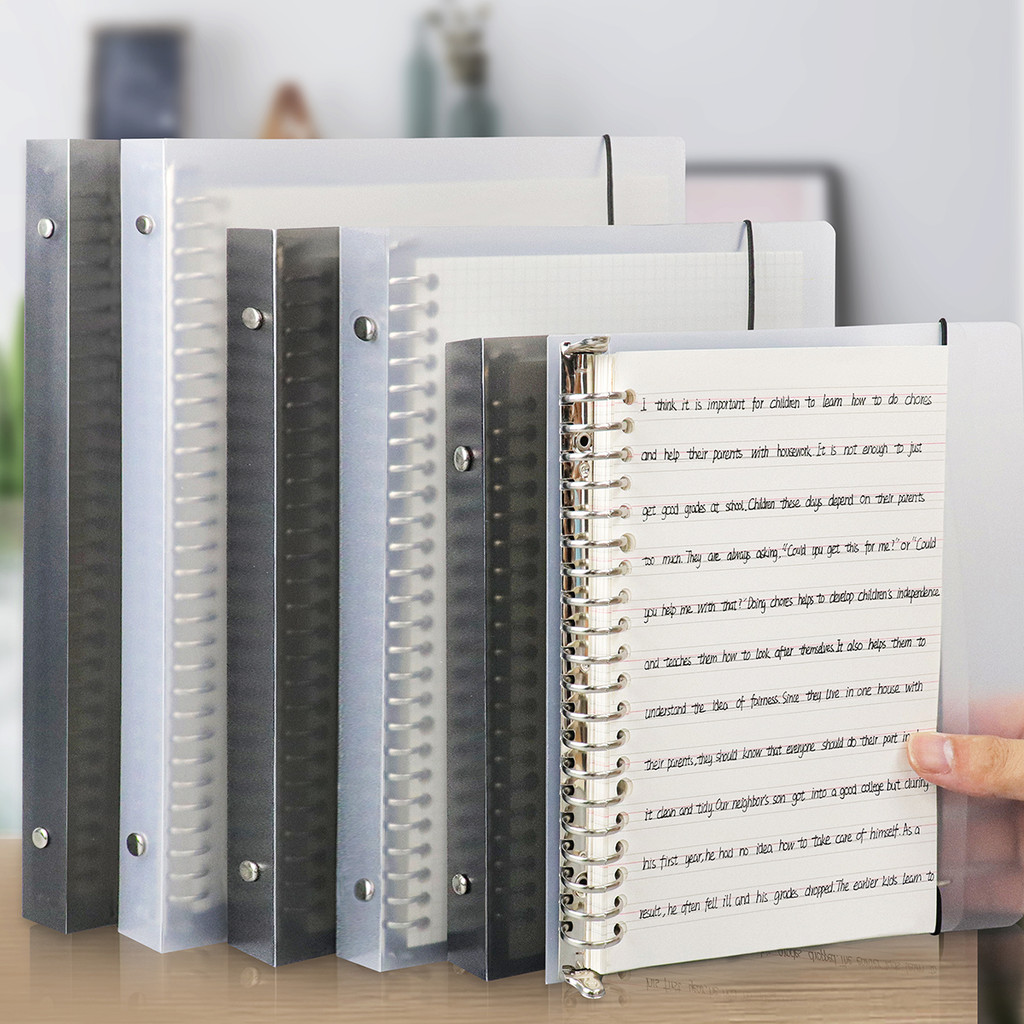 

A4/A5/B5 Loose Leaf Binder Notebook Refillable 4 Inners Optional Diary Agenda Planner Office School Supplies Stationery